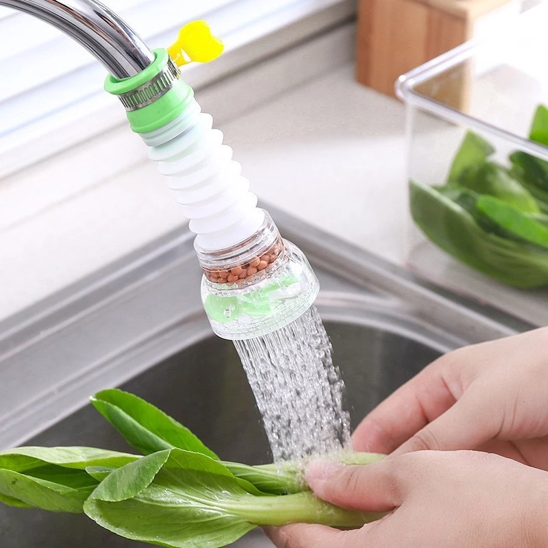 Đầu Lọc Nước Tăng Áp Xoay 360 Độ ,Vòi Lọc Nước Gắn Bồn Rửa Bát Có Thể Kéo Dài Chống Bắn Nước