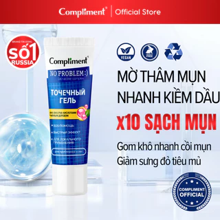 Kem Giảm Thâm Mụn Compliment Smoothe - Gel Chấm Mụn Đầu Đen, Mụn Ẩn, Gom Cồi Mụn 25ml