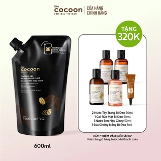 Túi Refill - Cà phê Đắk Lắk làm sạch da chết cơ thể Cocoon 600ml