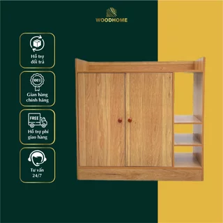 Tủ giày cánh màu Woodhome(TẶNG KÈM TUA VÍT), kệ giày đa năng nhiều ngăn tiện lợi, chất liệu gỗ MDF cao cấp