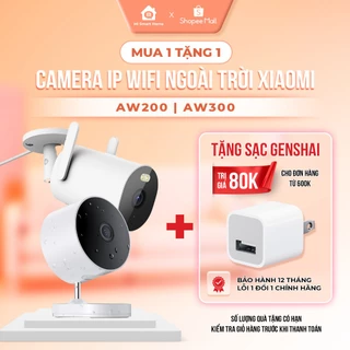 Camera IP Ngoài Trời 3MP Xiaomi Smart Camera AW300 2K, AW200 1080P Đàm Thoại 2 Chiều Chính Hãng