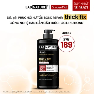 Dầu gội Ngăn rụng tóc Lab Nature Thick Fix - Công Nghệ Hàn Gắn Cấu Trúc Tóc