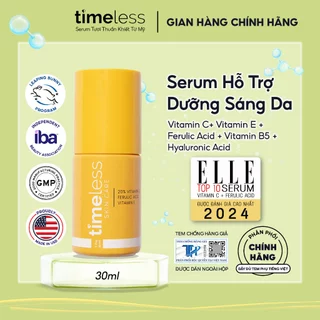 Serum Trắng Da Giảm Thâm Timeless 20% Vitamin C + E + Ferulic Acid 30ml