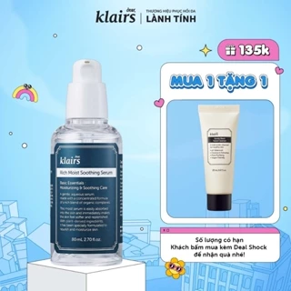 Tinh chất dưỡng da Dear, Klairs Rich Moist Soothing Serum 80ml