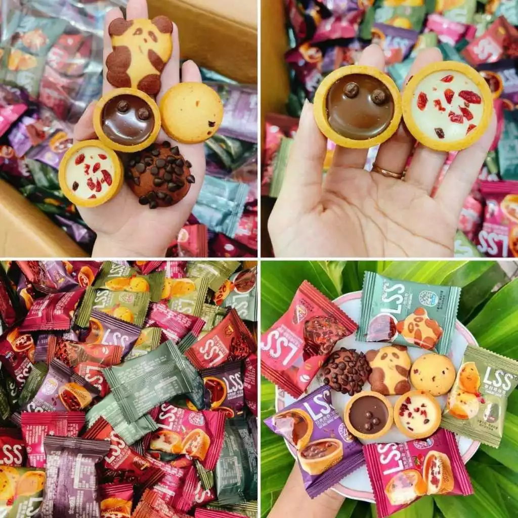 1 KG Bánh Quy Socola Bơ Sữa LSS Mix Vị Thơm Ngon