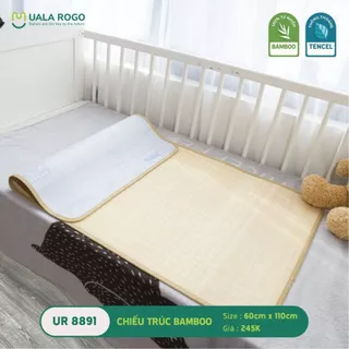 Chiếu điều hòa Ualarogo chiếu Trúc tre Bambo tencel mát mẻ an toàn 60x110cm 8891