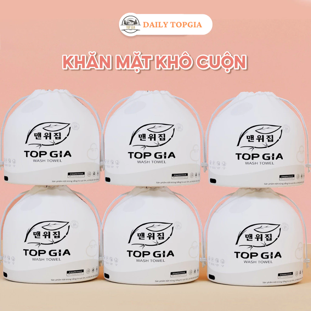 Khăn mặt khô đa năng dùng khô dùng ướt, bông tẩy trang mềm mịn phù hợp cho mọi loại da