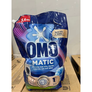 Nước giặt OMO Matic Bền Đẹp cho máy giặt cửa trước 3,6kg