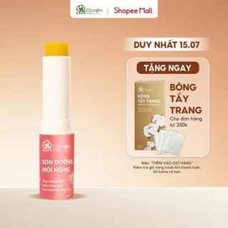 Son Dưỡng Hồng Môi Giảm Thâm Môi Siêu Dưỡng Vitamin E Cỏ mềm Homelab 3,6g