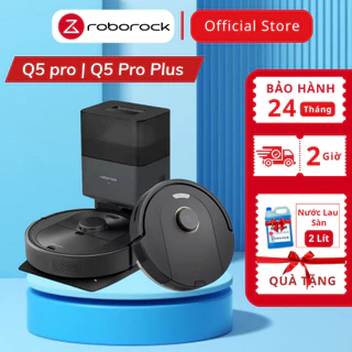 Robot hút bụi lau nhà Roborock Q5 Pro Series - Bản Quốc Tế - Lực hút 5500Pa - Chổi chính kép