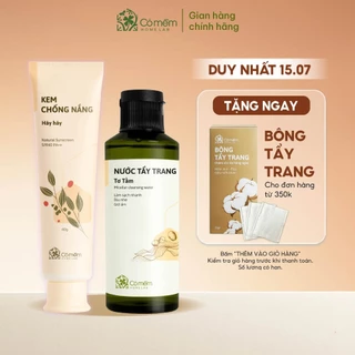 Bộ Chăm Sóc Da Tẩy Trang Kem Chống Nắng Thiên Nhiên Cho Da Khô Da Khô Thường Dầu