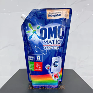 Túi Nước giặt Omo Matic dành cho máy giặt cửa trước túi 1,8kg