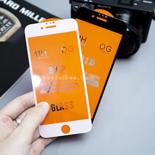 Cường lực iphone 6 plus/ 6s plus/ 7p /8 plus full màn hình 21D tặng giấy lau màn hình