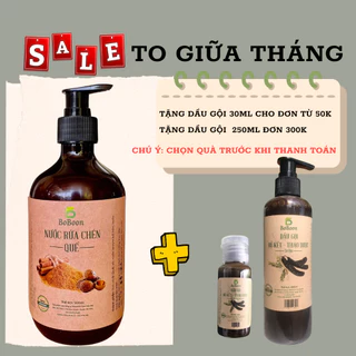 Nước rửa chén enzym hữu cơ organic  bồ hòn Quế Boboon