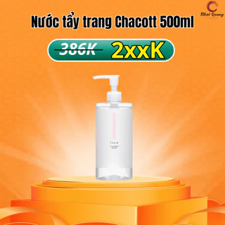 [Hàng nội địa Nhật] Nước tẩy trang Chacott Cleansing Water 500ml mẫu mới- Hàng chính hãng Nhật Quang Shop