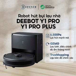 Robot hút bụi lau nhà Ecovacs Y1 Pro / Y1 Pro Plus  Bản Quốc tế - Chính Hãng -Bảo Hành 24 tháng