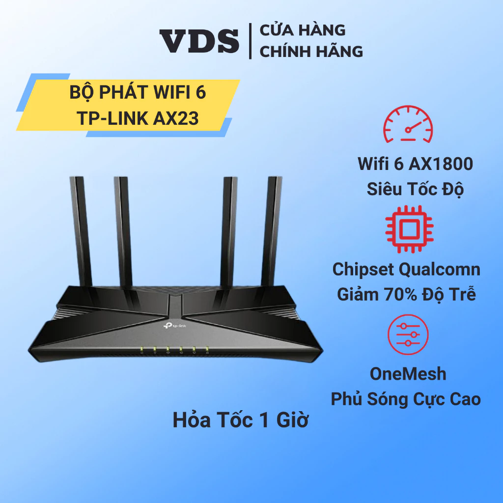Bộ phát wifi TP-Link router wifi 6 Archer AX23 / AX12 / AX10 Chuẩn AX1500/ AX1800- VDS SHOP