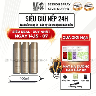 Gôm xịt tạo kiểu tóc nam cao cấp Session Spray Kevin Murphy chính hãng - Waxshop - HR