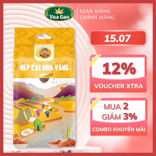 GẠO NẾP CÁI HOA VÀNG TÚI 1KG