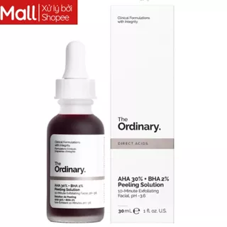 Serum peel da tẩy tế bào chết The Ordinary AHA 30% + BHA 2% Peeling Solution 30ml