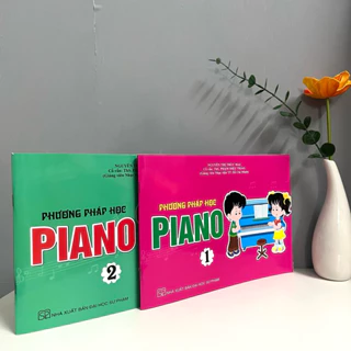 Sách - Combo Sách Phương Pháp Học Piano (Tập 1 + Tập 2)