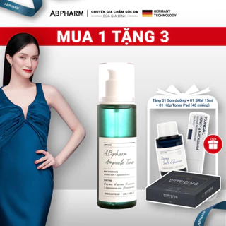 Nước cân bằng ẩm và làm dịu da tức thì ABPHARM DERMA AMPOULE TONER 150ml