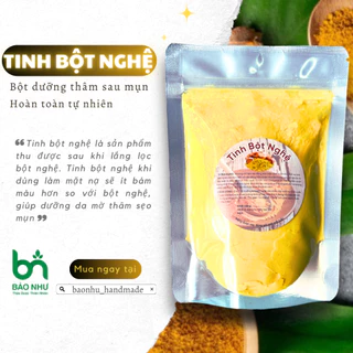 Tinh Bột Nghệ Handmade - Da trắng hồng, sạch thâm mụn.