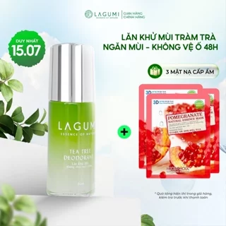 Lăn Khử Mùi Cho Bà Bầu Lagumi 30ml Ngăn Mùi Giảm Thâm Nách Khô Thoáng Đến 24h An Toàn