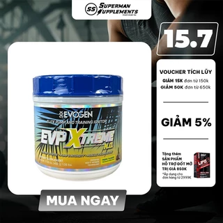 Thực phẩm bổ sung nặng lượng trước tập preworkout EVP EXTREME VIP Nhất Của Rambod Và Evogen Team - Đại lí BBT Tân Phú