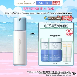 Sữa Dưỡng Ẩm Cho Da Thường Da Khô Laneige Water Bank Blue HA Emulsion 120ml