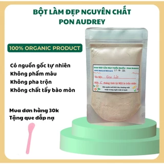 Bột gạo lứt huyết rồng, nếp than tím PON nguyên chất ủ trắng da, dưỡng ẩm, chống lão hóa