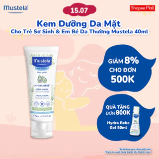 Kem Dưỡng Da Mặt Mustela Cho Trẻ Sơ Sinh & Em Bé Da Thường 40ml