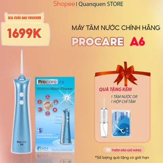 Máy Tăm Nước PROCARE A6 Vệ Sinh Răng Miệng Hiệu Quả - Bh 12 Tháng - Dòng Tốt Nhất