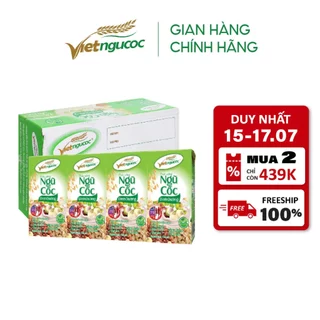 Thùng 48 Hộp Sữa Ngũ Cốc Dinh Dưỡng VIỆT NGŨ CỐC Uống Liền Bổ Sung Năng Lượng Chất Dinh Dưỡng Cho Cơ Thể 110ml/ Hộp