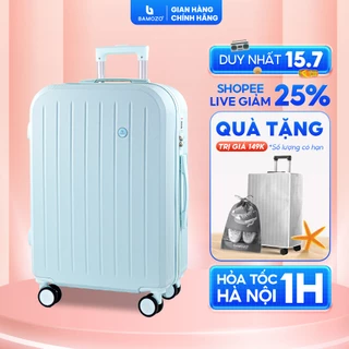 Vali Du Lịch Bamozo 8812 Thời Trang Size 20/24 Chất Liệu PC + ABS Bền Đẹp Bảo Hành 5 Năm