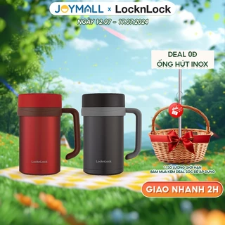 Ly giữ nhiệt LocknLock 500ml có tay cầm New Basic Table LHC4026 - Hàng chính hãng - JoyMall