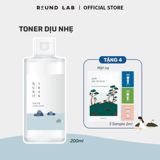 Nước hoa hồng Round Lab 1025 Dokdo Toner 200ml bổ sung độ ẩm làm dịu da