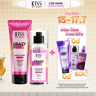 Bộ Đôi Hoàn Hảo Body Lotion + Body Mist hương Crazy In Love