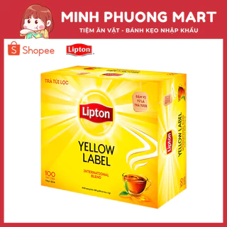 Trà Lipton Túi Lọc Nhãn Vàng Hộp 200g (100 Túi Lọc x 2g)