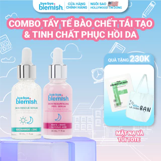 Bộ Combo Chăm Sóc Phục Hồi 9,9% Niacinamide Skin Rescue Serum & Tinh Chất Tái Tạo Làn Da Peel Serum 30ml