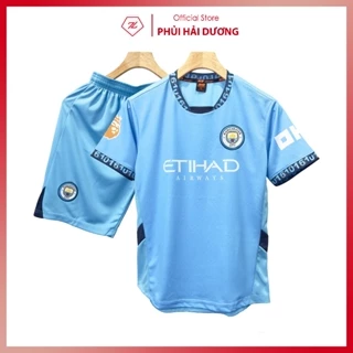 Áo Đá Bóng, Đồ Đá Banh CLB Manchester City (MC) Mẫu Mới, Áo Bóng Đá, Quần Áo Đá Bóng Cho Nam Nữ - Phủi Hải Dương Store