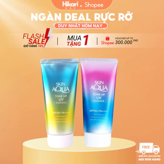 Kem Chống Nắng Skin Aqua Tone Up UV SPF 50+ hàng Nội Địa Nhật Bản 80g