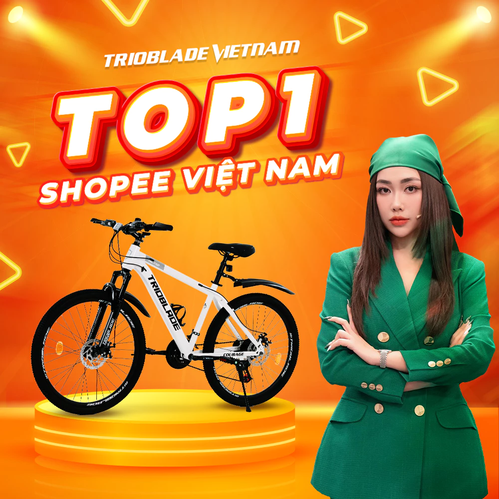 Xe đạp địa hình  TRIOBLADE Việt Nam bộ đề 24 cấp độ số Mẫu Mới 2026