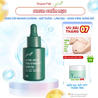 Tinh chất Serum giảm mụn ẩn, mụn đầu đen, mụn thâm, gom khô mụn, không bong tróc, an toàn cho bà bầu GUO 30ml