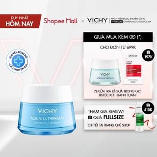 Kem dưỡng ẩm và cung cấp nước dạng gel Vichy Aqualia Thermal Cream-Gel 50ml