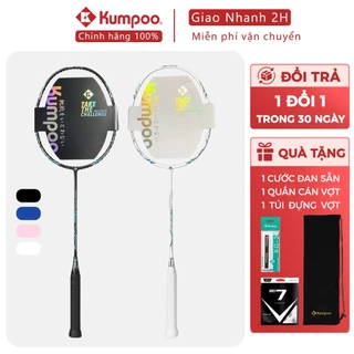 Vợt cầu lông Kumpoo K520 pro chính hãng sợi carbon 4U căng sẵn công thủ toàn diện cho mọi người chơi