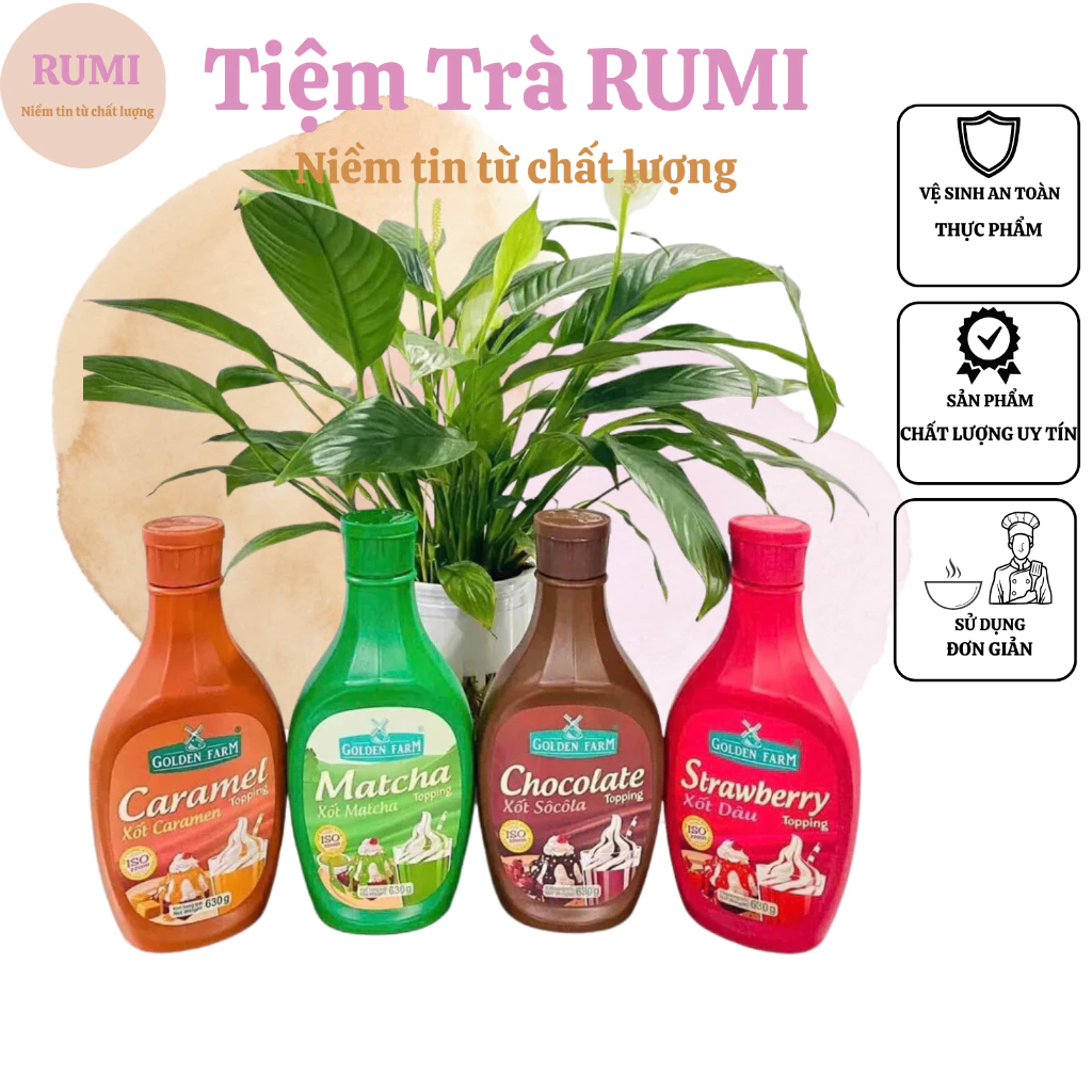 Sốt Golden Farm 630g đủ mùi