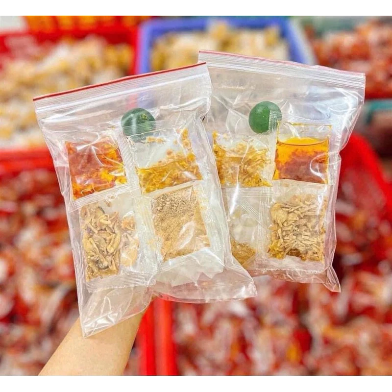 Bánh tráng phơi sương sate hành tỏi phi