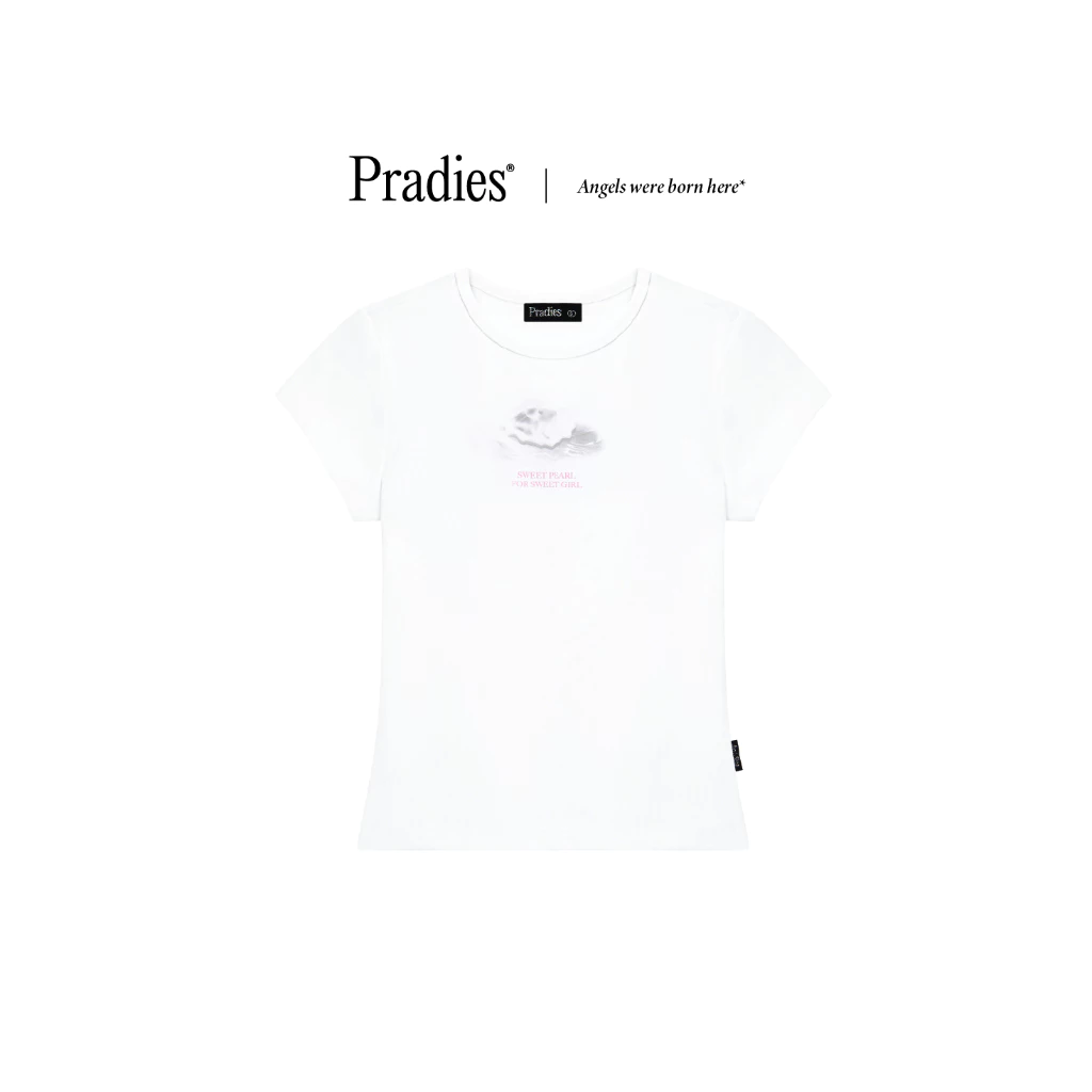 Áo Thun Nữ Baby Tee Ôm PRADIES - Sweet Pearl