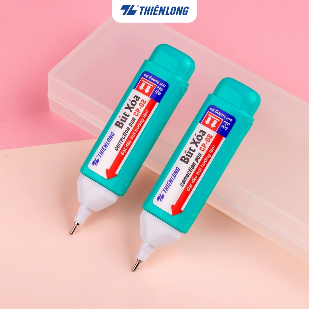 Bút xóa Thiên Long CP-02, Xóa Sạch Bám Dính Khô Nhanh